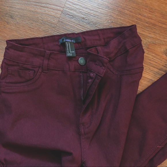 Cranberry wine skinny jeans - Picture 2 of 2
